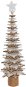 Vánoční dekorace H&L Vánoční stromek natural 40cm, scandinávský styl, vločky - Vánoční dekorace