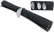 H&L Sada prstenů na ubrousky 4ks, stříbrná, varianta C - Napkin Rings