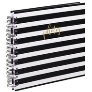 HAMA BLOCKS classic spiral 28 x 24 cm, 50 pages, white/black - Photo Album