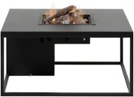 COSI- Cosiloft 100 Gas Fire Pit Table Black Frame / Black Top - Garden Table
