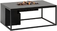 COSI Stůl s plynovým ohništěm -  Cosiloft 120 černý rám/černá deska - Zahradní stůl