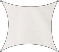 Livin Outdoor - COMO square white shade sail 3,6x3,6m - Shade Sail