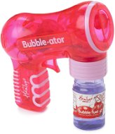 Hamleys Bubbleator růžový s fialovou náplní - Seifenblasen-Spielzeug