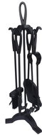 Livn fireplace tools silver 5 pcs - Fireplace tools