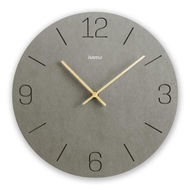 Hama Crete Falióra, vésett számok, halk járású, MDF, sötétszürke, 30 cm - Falióra