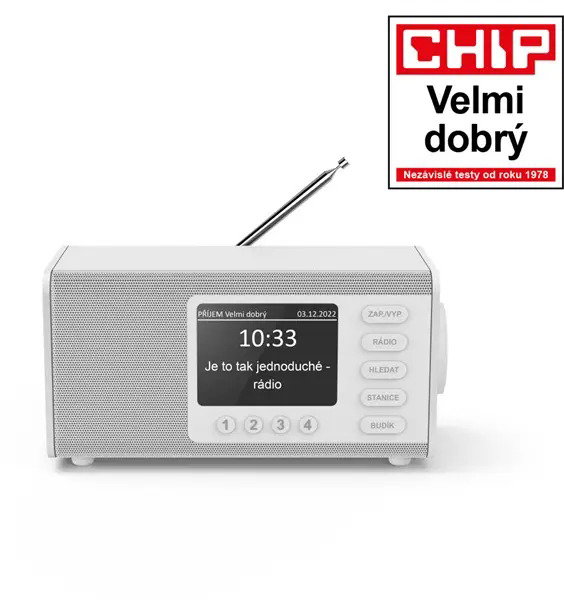 Hama DR1000, FM/DAB/DAB+, fehér