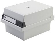 HAN A5 mit Deckel, quer, 235 x 190 x 250 mm, hellgrau - Karteikartenbox