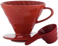 Hario Dripper V60-02, keramický, červený - Prekvapkávací kávovar