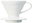 Dripper V60-01, kerámia, fehér