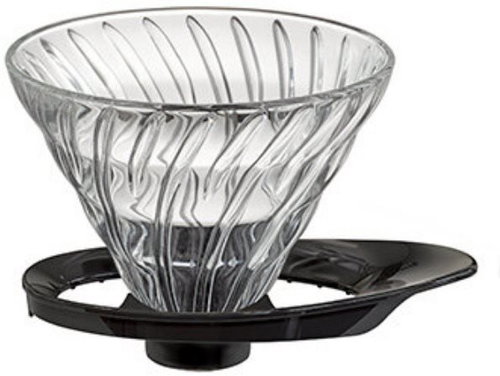 Hario Dripper V60-02 aus Glas - schwarz - Dripper - Hauptbild