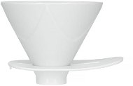 Hario One Pour Dripper Mugen V60, Keramik, weiß - Filterkaffeemaschine