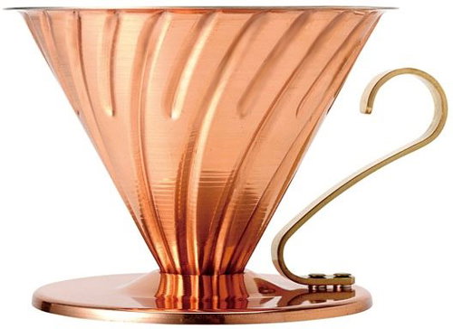 Hario Dripper V60-02, copper, gold - Dripper  - Main image