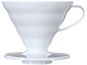 Hario Dripper V60-02, plastový, bílý - Drip Coffee Maker