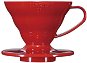 Hario DripperV60-01, keramický, červený - Prekvapkávací kávovar