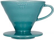 Hario Dripper V60-02 aus Keramik - türkis - Filterkaffeemaschine