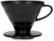 Hario Dripper V60-02, keramický, matný čierny - Prekvapkávací kávovar