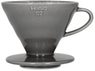 Hario Dripper V60-02 aus Keramik - grau - Filterkaffeemaschine