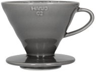 Hario Dripper V60-02 aus Keramik - grau - Filterkaffeemaschine