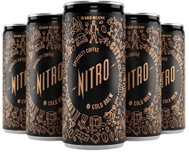 Hard Beans Nitro Cold Brew Colombia: Výběrová káva s dusíkem 5 × 200 ml, bez cukru - Coffee