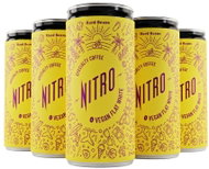 Hard Beans Nitro Flat White: Káva s ovesným mlékem a dusíkem 5 × 200 ml - Coffee