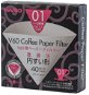 Hario papierové filtre V60-01 40 ks - Filter na kávu