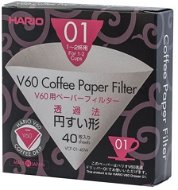 Hario papírové filtry V60-01 (VCF-01-04W), bílé, 40ks - Filtr na kávu