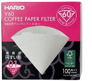 Hario Papierfilter V60-01 (VCF-01-100W), weiß, 100 Stück, BOX - Kaffeefilter