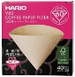 Hario Misarashi papierové filtre V60-01, nebielené, 40 ks - Filter na kávu