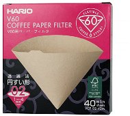 Hario Misarashi Papierfilter V60-01, ungebleicht, 100 Stück, BOX - Kaffeefilter