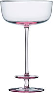 HARRACHOV 1712 Ufo Cocktail Glasses, Hand-blown Czech Crystal, Rosaline, 220ml, 2 pcs - Glass