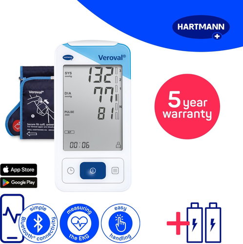 HARTMANN Veroval 2in1 EKG- und Druckmessgerät, Bluetooth - Blutdruckmessgerät - Hauptbild