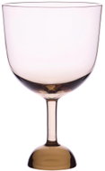 HARRACHOV 1712 Honey Sklenice na vodu, pivo, ručně foukaný český křišťál, topaz, 370 ml, 2 ks - Glass