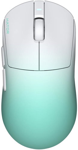HATOR Quasar 3 ULTIMA 8K wireless, white-mint gradient - Gaming Mouse - Main image