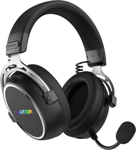 HATOR HYPERGANG 3 wireless headset, black - Gaming Headphones - Main image