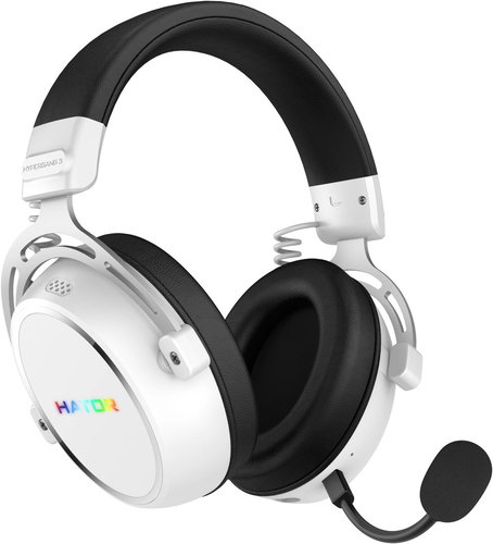 HATOR HYPERGANG 3 wireless headset, white - Gaming Headphones - Main image