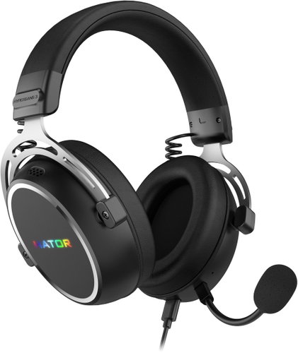 HATOR HYPERGANG 3 USB headset, black - Gaming Headphones - Main image