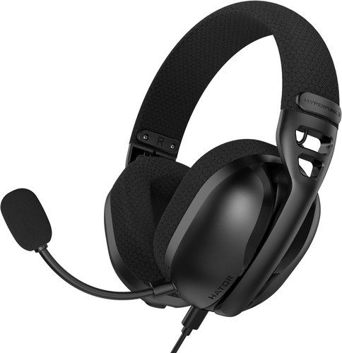 HATOR HYPERPUNK 3 USB headset, black - Gaming Headphones - Main image