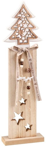 Haushalt International Wooden post Christmas tree - Christmas Decoration - Main image