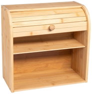 DM Hausfrau Two-tier bamboo bread bin - Breadbox