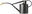 Metal watering can The Rowley Ripple, graphite, 1 l