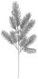 H&L Vánoční větvička borovice 37cm, stříbrná - Vánoční dekorace