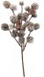 H&L Vánoční borovicová větvička 36cm se šiškami, stříbrná - Vánoční dekorace
