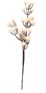 H&L Větvička s bobulemi 37cm, bílá, varianta 4 - Artificial Flower