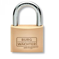BURG-WÄCHTER - Padlock 400 E Magno 40/2, 40mm Eye, with 2 Keys per Package - Padlock