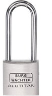 BURG-WÄCHTER - Padlock BW 770 ALU-TITAN 20/26mm Caliper, with 2 Keys per Package - Padlock