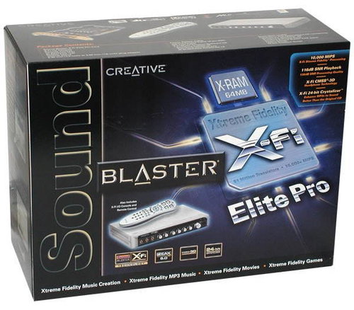 Creative SOUND BLASTER X-Fi Elite Pro - Zvuková karta - Hlavný obrázok