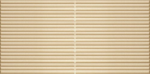HCS deco 3D self-adhesive wall panels, cream mini stripes, leatherette - Self-Adhesive Wall Tiles - Main image
