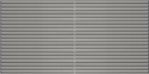 HCS deco 3D self-adhesive wall panels, grey mini stripes, leatherette - Self-Adhesive Wall Tiles - Main image