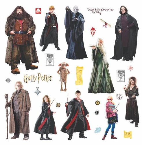 Samolepicí dekorace Harry Potter DKS3825, 30 x 30 cm - Self-Adhesive Decoration - Main image