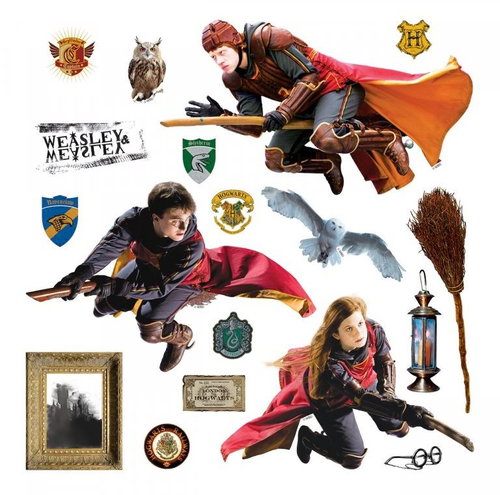 Samolepicí dekorace Harry Potter DKS3829, 30 x 30 cm - Self-Adhesive Decoration - Main image